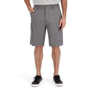 Iron Co. Men's Stretch Hybrid Cargo Shorts Size 32 Grey